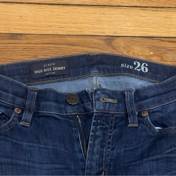 J.Crew High Rise Skinny Jeans (size 26)